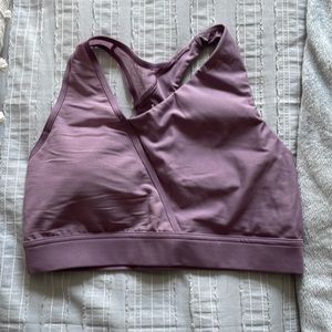 Under Armor mid support sports bra.